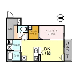 セリシール大樹の物件間取画像